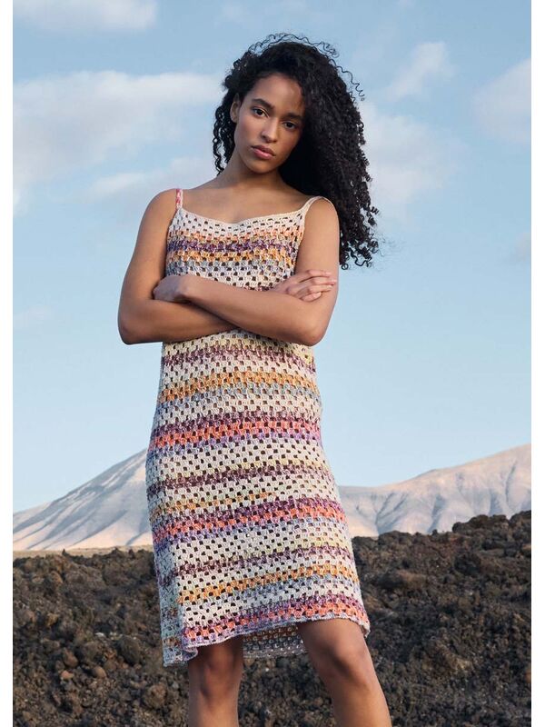 Lana Grossa ROBE CROCHETEE Gomitolo Hippie