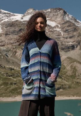 GILET Gomitolo Fumo de Lana Grossa