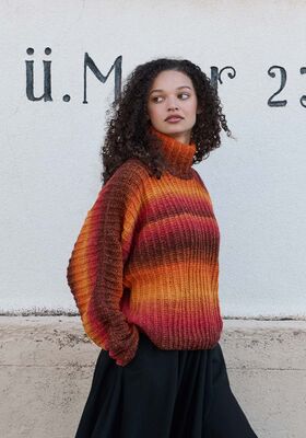 PULL CHAUVE-SOURIS Gomitolo Versione de Lana Grossa