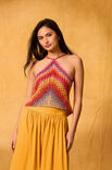 Lana Grossa TOP AU CROCHET 1 PELOTE Cotonella