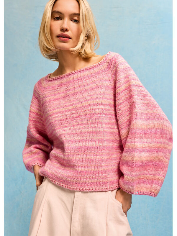 Lana Grossa PULL RAGLAN DE HAUT EN BAS Gomitolo Mambo
