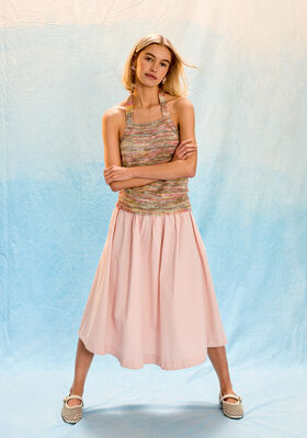 NECKHOLDER-TOP Cotonella de Lana Grossa