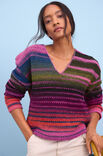 Lana Grossa PULL AU CROCHET À ENCOLURE EN V Gomitolo Modo