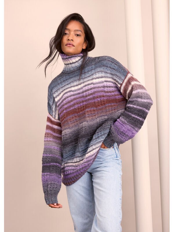 Lana Grossa PULL À COL ROULÉ OVERSIZED Gomitolo Gala