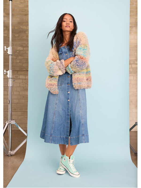Lana Grossa GILET TOP-DOWN Candy & Pelliccia