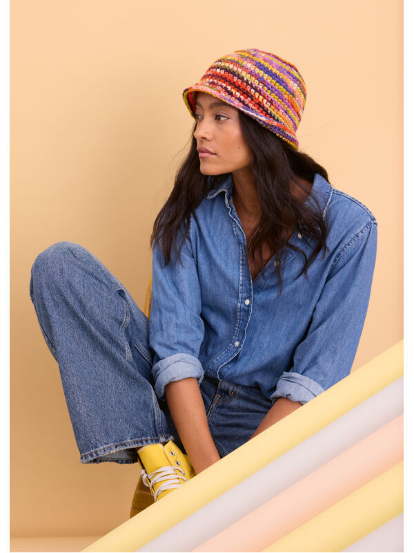 Lana Grossa CHAPEAU AU CROCHET Crazy