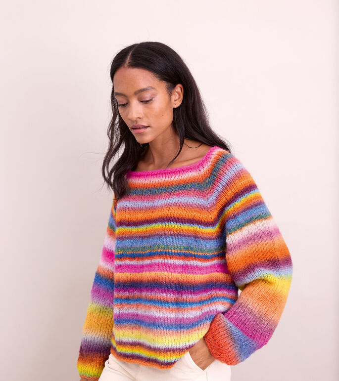 Lana Grossa PULL RAGLAN TOP-DOWN Candy