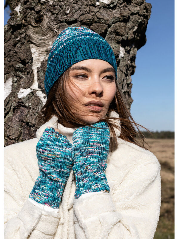 Lana Grossa MITAINES Cool Wool Hand-dyed