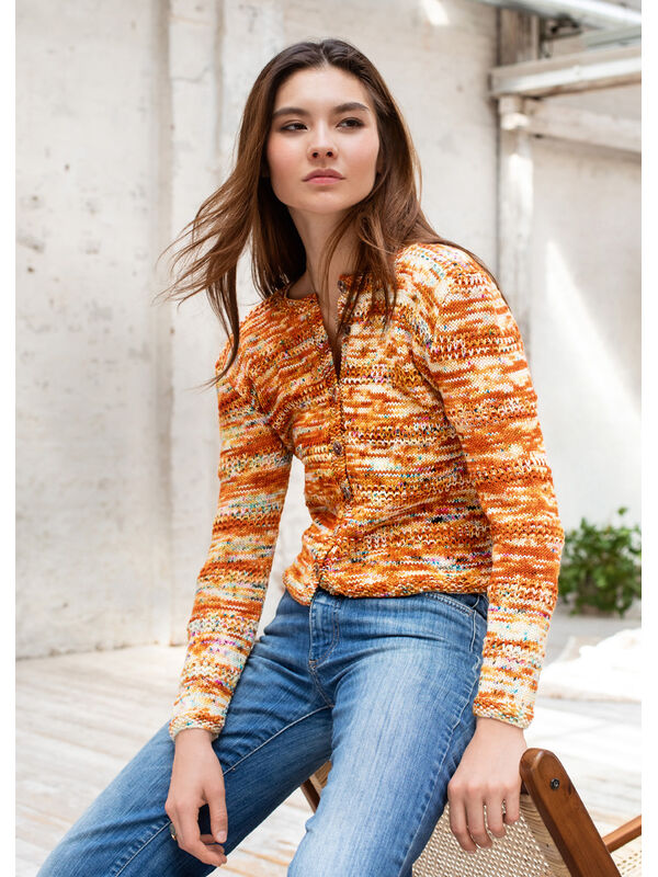 Lana Grossa GILET Cool Wool Hand-dyed