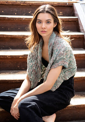 VESTE Ecopuno Hand-dyed de Lana Grossa