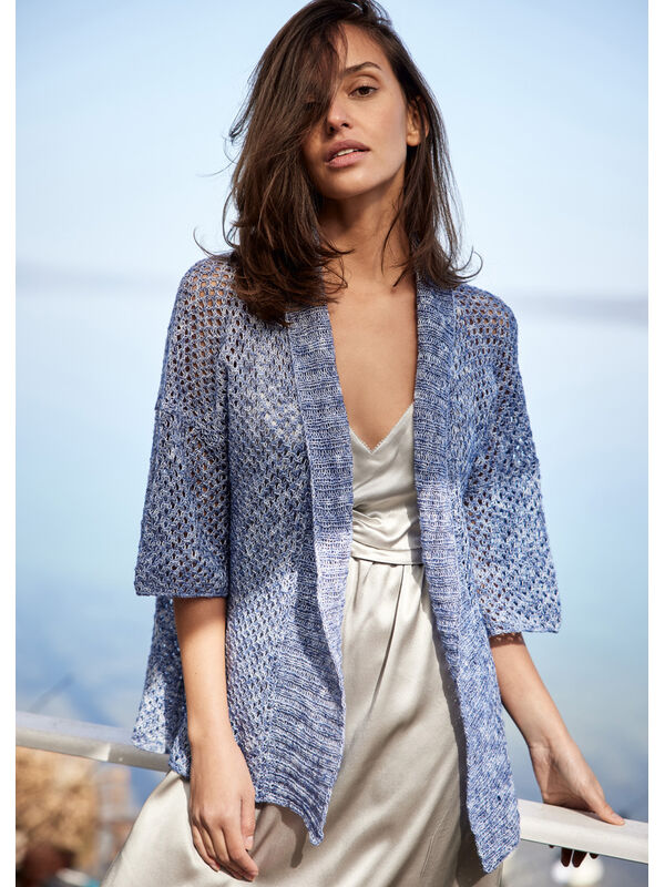 Lana Grossa GILET Allora Hand-dyed