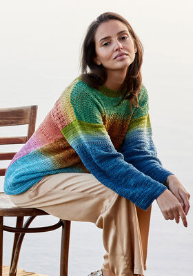 PULL Cool Wool Lace Hand-dyed de Lana Grossa