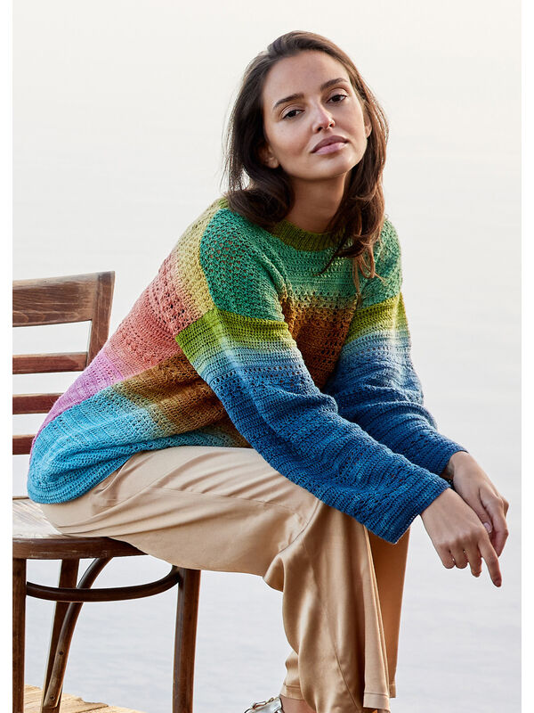 Lana Grossa PULL Cool Wool Lace Hand-dyed