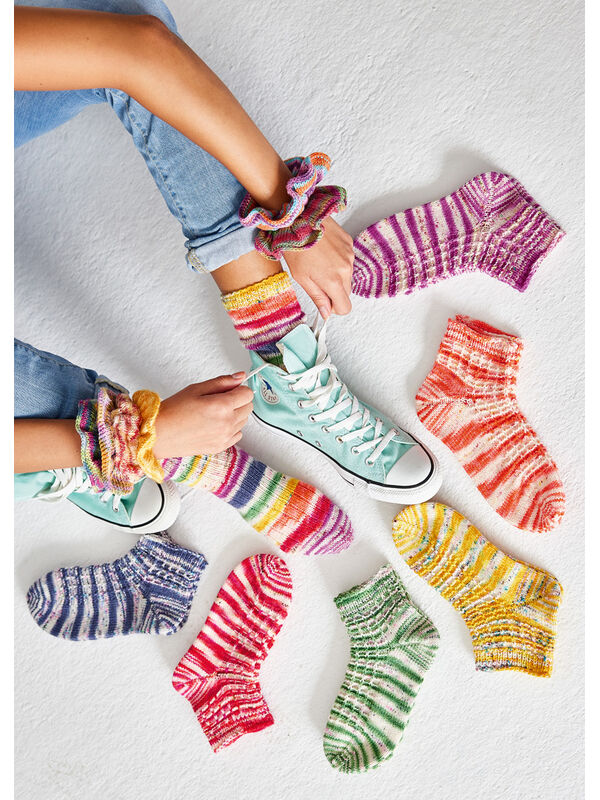 Lana Grossa CHAUSSETTES Meilenweit 100g Merino Hand-dyed