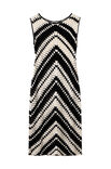 Lana Grossa ROBE MAXI EN MOTIF DE BRIDES AJOURÉES DÉCALÉES Elastico