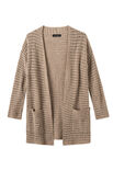 Lana Grossa CARDIGAN EN MOTIF DE BRIDES AJOURÉES Linissimo
