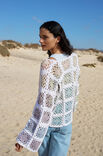 Lana Grossa GILET AVEC DES MOTIFS CARRÉS Promessa & Cotonella