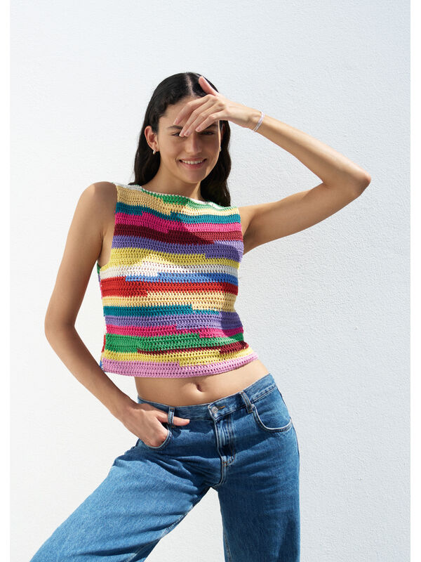 Lana Grossa TOP EN BRIDES Cotone & Elastico