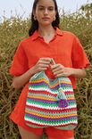 Lana Grossa SAC DE PLAGE EN MOTIF CHEVRON Promessa