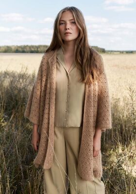 MANTEAU Ecopuno & Silkhair de Lana Grossa