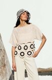 Lana Grossa SHIRT EN MOTIF AJOURE EN BRIDES AVEC ROSETTES Campo