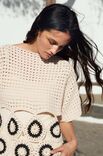 Lana Grossa SHIRT EN MOTIF AJOURE EN BRIDES AVEC ROSETTES Campo