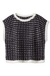 Lana Grossa TOP EN MOTIF A CARREAUX EN BRIDES Elastico