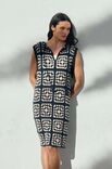 Lana Grossa ROBE A MOTIFS CARRES Elastico