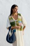 Lana Grossa VESTE EN FILET AU CROCHET Natural Cotton