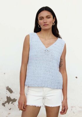 TOP EN BRIDES Natural Cotton de Lana Grossa