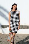 Lana Grossa TOP A MOTIF A CARREAUX EN BRIDES Solo Lino & Ecopuno