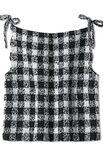 Lana Grossa TOP A MOTIF A CARREAUX EN BRIDES Solo Lino & Ecopuno
