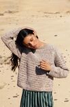 Lana Grossa PULL RAGLAN EN MOTIF A CARREAUX ET MAILLES SERREES Maglia
