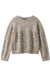 Lana Grossa PULL RAGLAN EN MOTIF A CARREAUX ET MAILLES SERREES Maglia