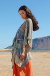 Lana Grossa PONCHO EN MOTIF FILET Mosaico
