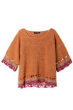 Lana Grossa PULL EN BRIDES AVEC BODURES AU MOTIF ANANAS Diversa