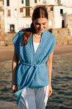 Lana Grossa GILET EN MOTIF DE BRIDES STRUCTURÉ Ecopuno