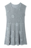 Lana Grossa ROBE EN MOTIF FILET AVEC FLEURS Cotonella