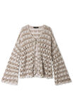 Lana Grossa CARDIGAN AJOURÉ ET MOTIF DE BRIDES Gioia