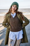 Lana Grossa PULL AVEC UNE ENCOLURE EN V Cool Merino Print
