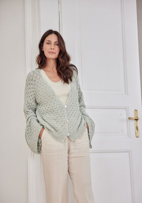 GILET Alta Moda Cotolana de Lana Grossa