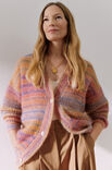 Lana Grossa GILET EN CÔTES ANGLAISES Silkhair Print
