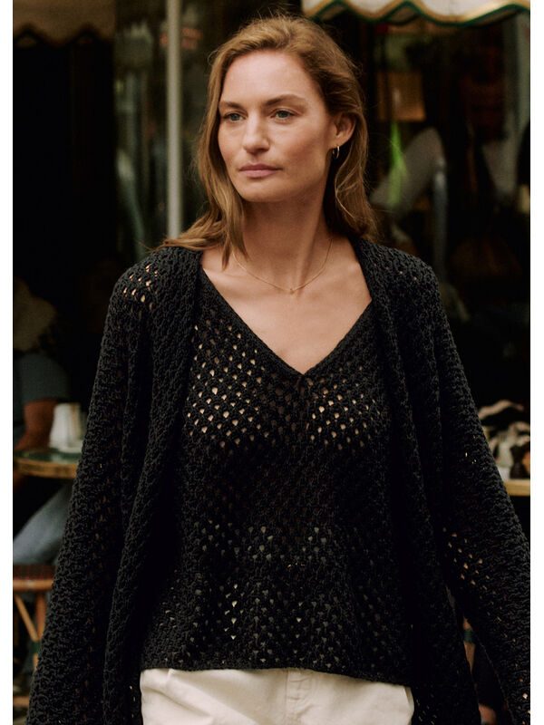 Lana Grossa TOP TWINSET EN MOTIF AJOURÉ Dodici