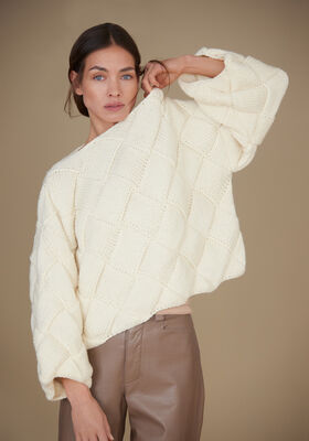 PULL ENTRELACÉ Cool Merino Big de Lana Grossa