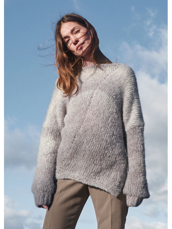 Lana Grossa PULL ASYMÉTRIQUE Avio