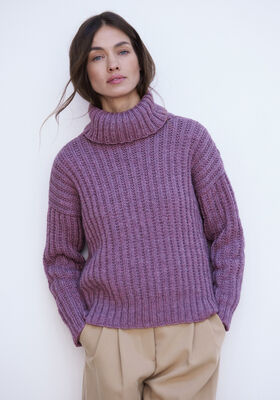 PULL À COL ROULÉ New Classic de Lana Grossa