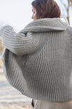 Lana Grossa GILET AVEC UN COL CHÂLE Cool Merino Big