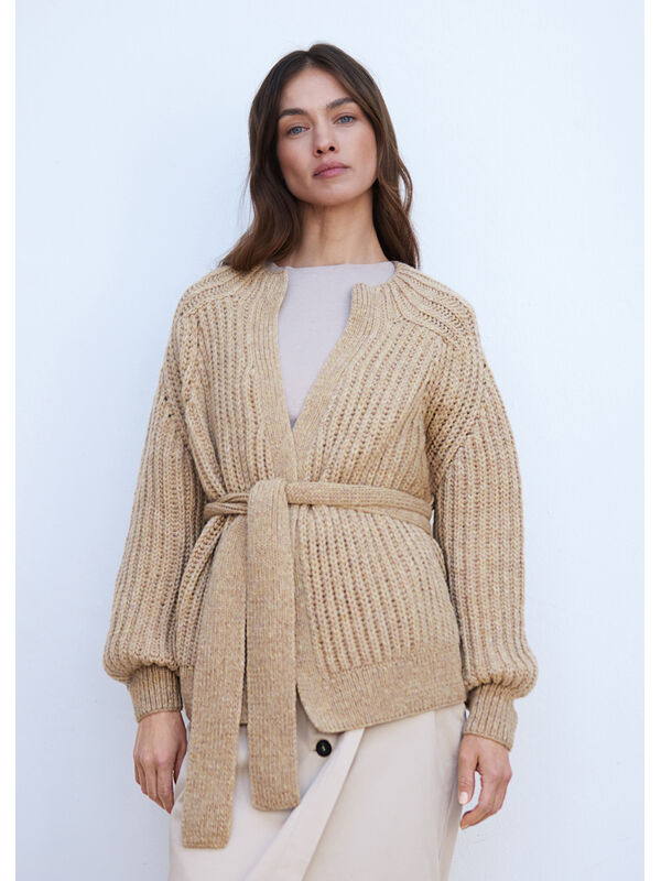 Lana Grossa GILET EN CÔTES ANGLAISES Cool Merino Big & Cool Merino