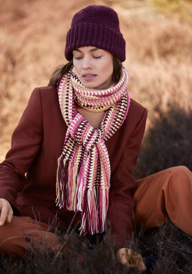 CHÂLE AU CROCHET Cool Merino de Lana Grossa