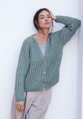 GILET RAGLAN New Classic de Lana Grossa
